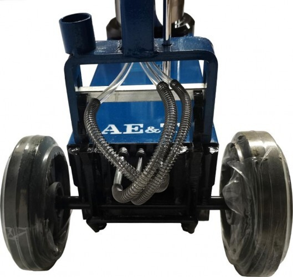 Домкрат пневмо-гидравлический подкатной AE&T HJ-100/50F профессиональный, складной