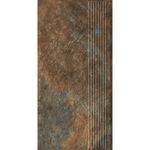 Paradyz Ardis Rust - Ступень простая структурная с насечками 300x600