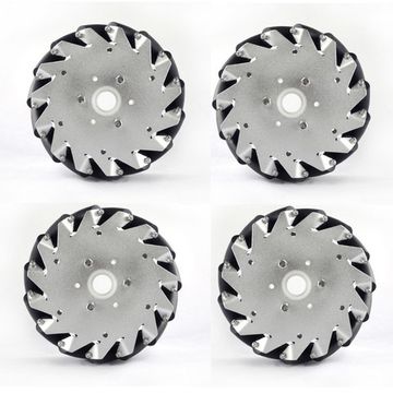 Набор из 4х колес Mecanum с подшипниками, 152 мм