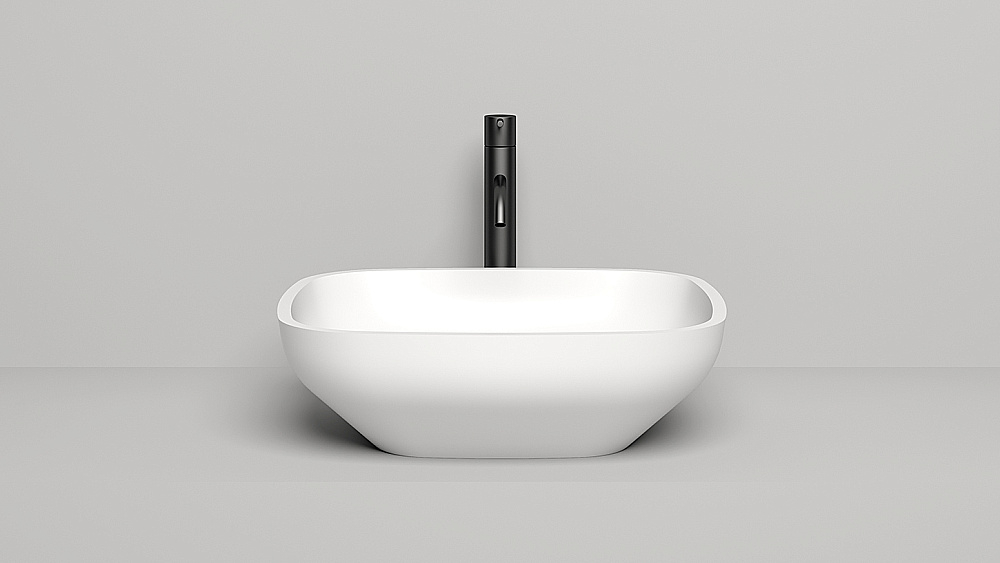 Раковина накладная Salini GLORIA 08 S-Sense 1102108G 50 белая