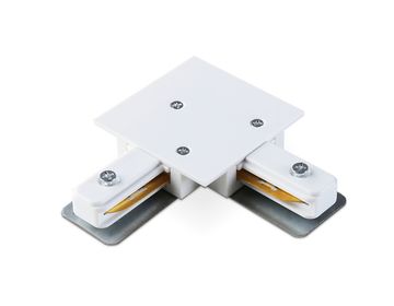 Встраеваемый коннектор питания угловой для однофазного шинопровода GL7165 WH белый Standard 220V Ambrella