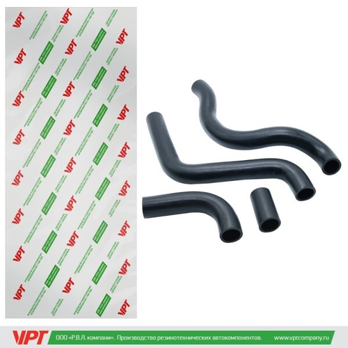 Патрубок радиат. /2112/ 4 шт 8 кл. инж. (VPT)