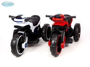 Детский электромотоцикл Barty Y- MAXI Police YM 198 голубой фото №6