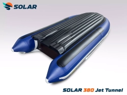 Надувная ПВХ лодка SOLAR 380 jet tunnel