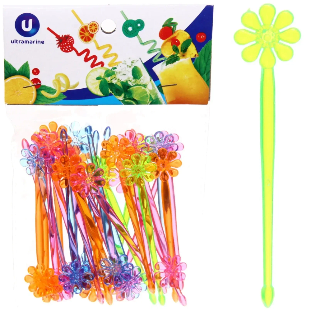 Шпажки в наборе 30шт «Цветочки» микс