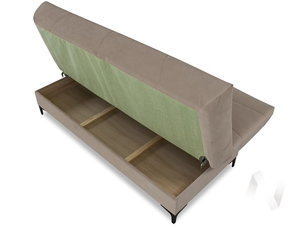 Диван прямой Ривьера (БД) 2022 Карат 17 (светло-серый однотон)