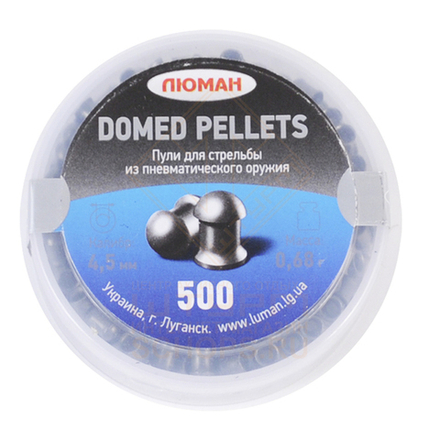 Пули Люман Domed Pellets 4,5 мм 0,68 г (500 шт)