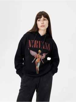 Худи PARABOLA Nirvana оверсайз варенка для мужчин и женщин
