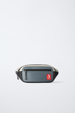 ZARA СПОРТИВНАЯ ПОЯСНАЯ СУМКА, КРАСНЫЙ