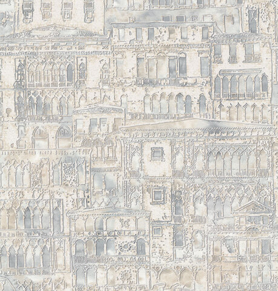 9144-11 Обои Monte Solaro PALAZZO DUCALE 1,06х10,05м / Винил горячего тиснения на флизелине / раппорт 64см