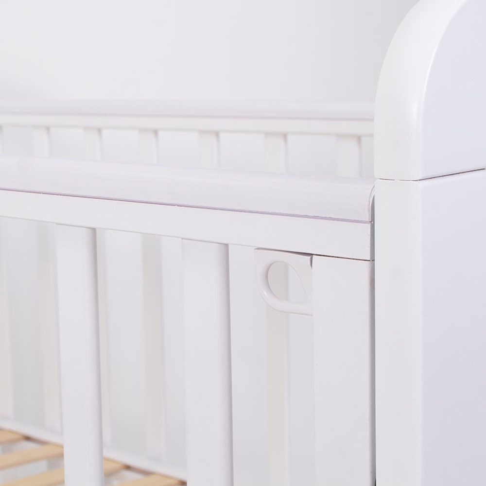 Кроватка детская Топотушки Мария-6 сердечко маятник, белая