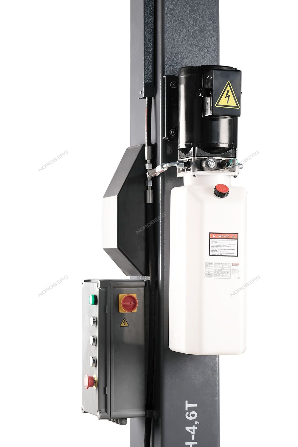 NORDBERG (N4124HE-4,5G) Подъемник 380V 2х стоечный 4,5т с верхней синхронизацией с электростопорами
