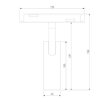 Slim Magnetic Умный трековый поворотный светильник 7W 2700-6500K Dim Cubo чёрный 85070/01