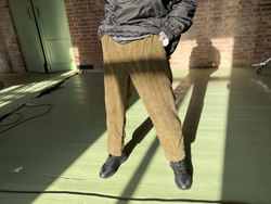 Чиносы BLK CROWN Compton Cord Olive