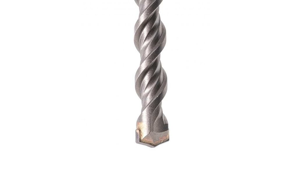 Бур по бетону, двойная спираль, Cobalt W-tip, 16x160 мм, SDS PLUS, серый