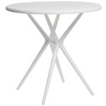 Стол пластиковый Stepp ТЕОРИ круглый (белый)