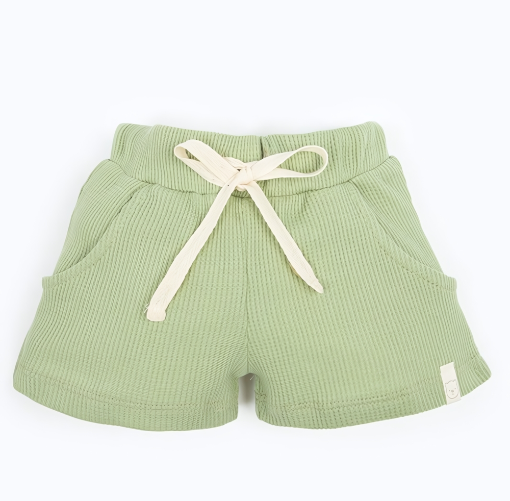 Шорты для девочек "Basic line" р.80-86 см, зеленый 9539182 (Крошка Я)