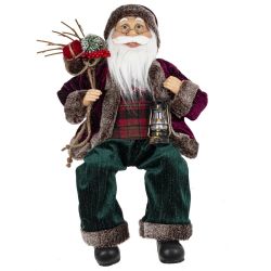 GAEM Дед Мороз, L21 W18 H40/28 см