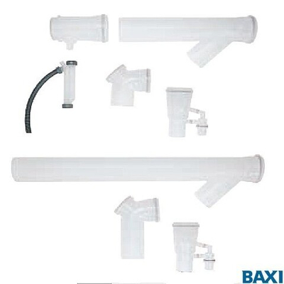 Дымоотв. комплект полипропиленовый для 2-х котлов диам. 125 мм, HT (7107168-)