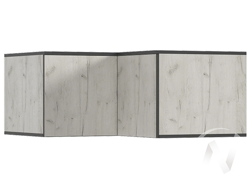 Антресоль угловая Норд (дуб крафт белый)