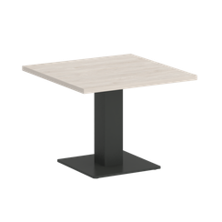 Home Office Стол журнальный квадратный VR.SP-5-60.2G Денвер Светлый/Металл Антрацит 600*600*453