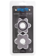 Замки для грифа BB-108, d=26 мм, металлические, хромированный, 2 шт