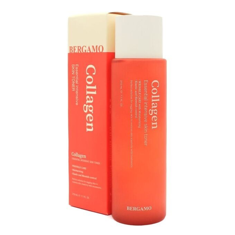 [Bergamo] Collagen Essential Toner - Тонер для лица с коллагеном, 210 мл