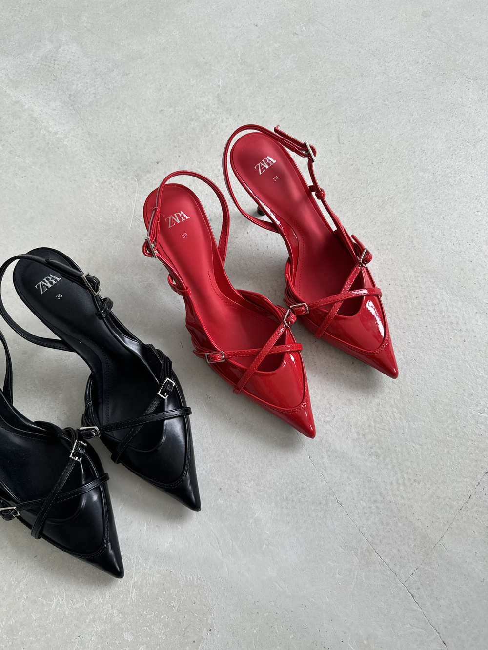 Туфли черные Zara