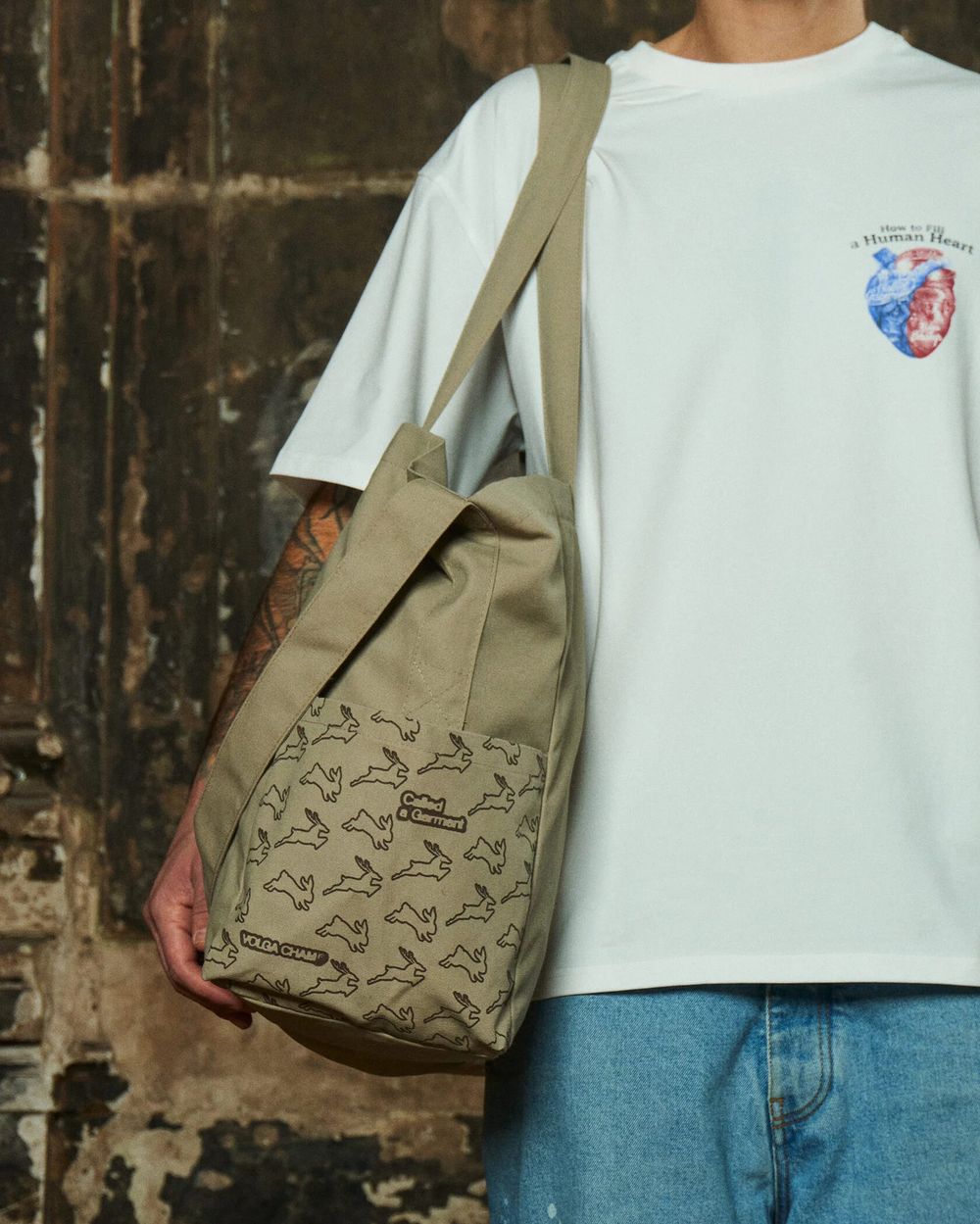 Сумка Called a Garment x Volga Tote светло-бежевая