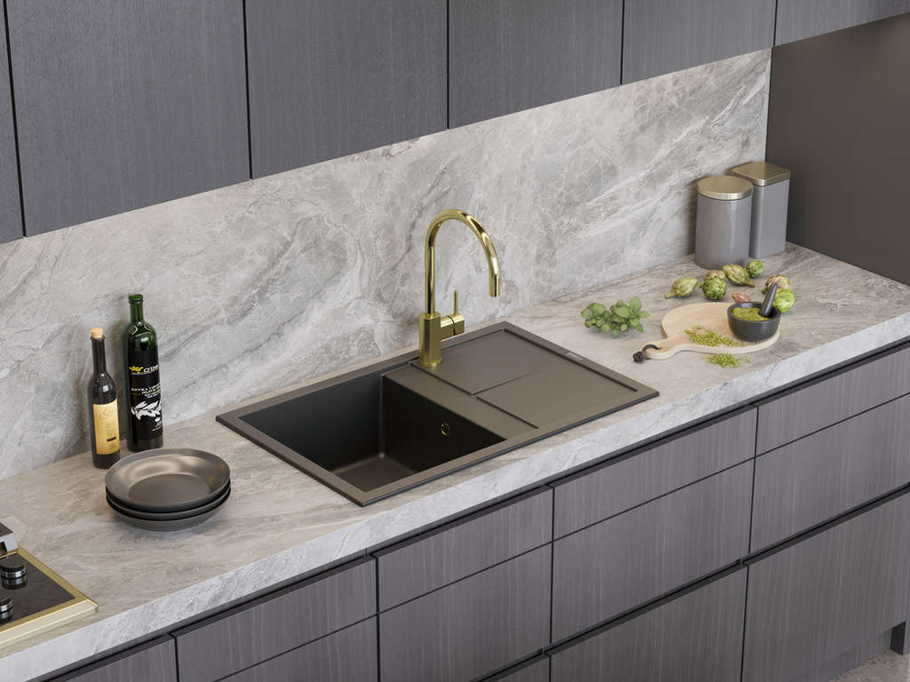 Мойка Omoikiri Sumi 79-BL Tetogranit | Черный