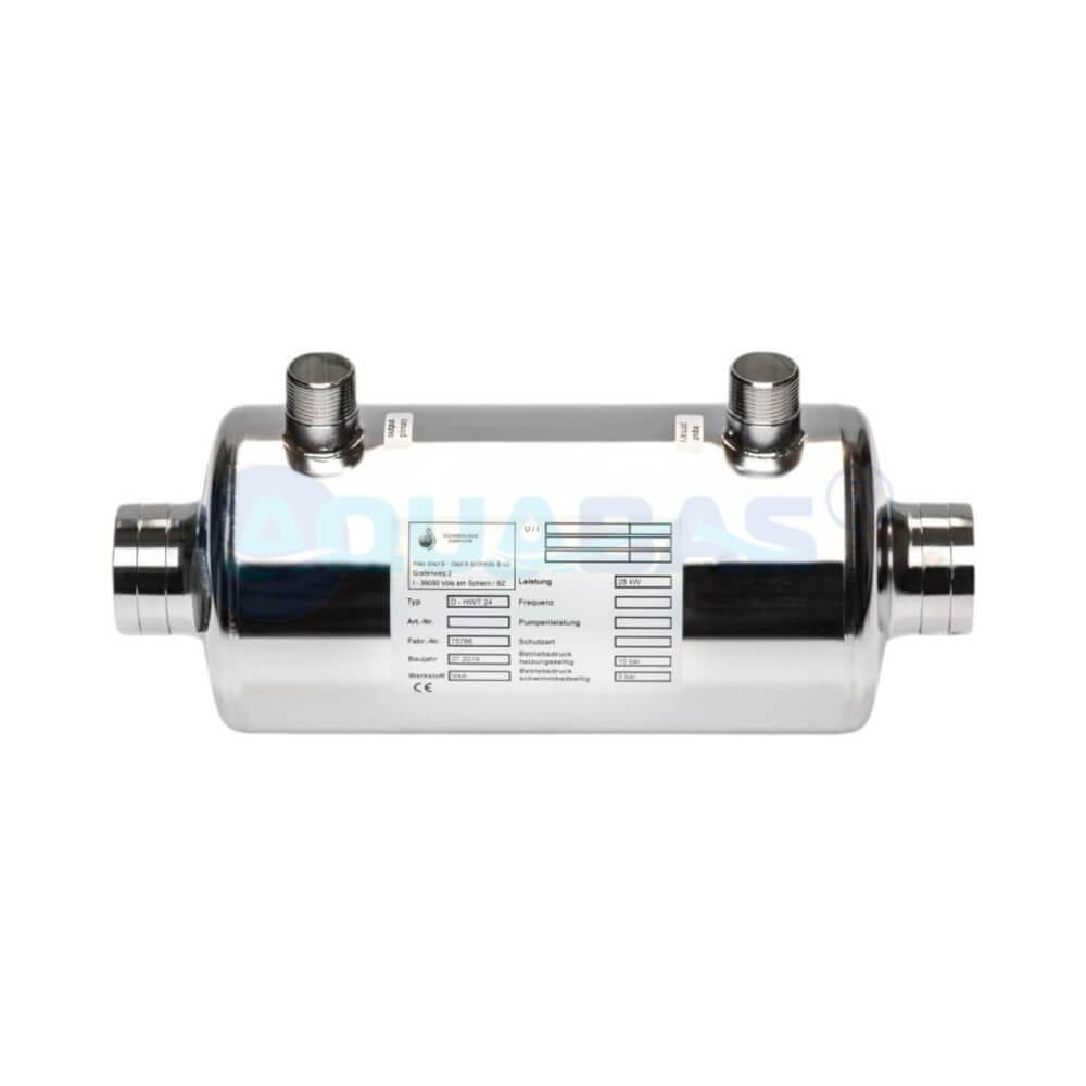 Теплообменник 28кВт Max Dapra D-HWT 24 корпус н/с спираль н/с AISI 316 (100125)
