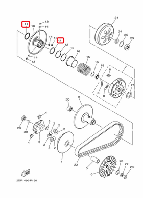 2DP-E7465-00 (BB8-E7465-00). SEAL. Yamaha