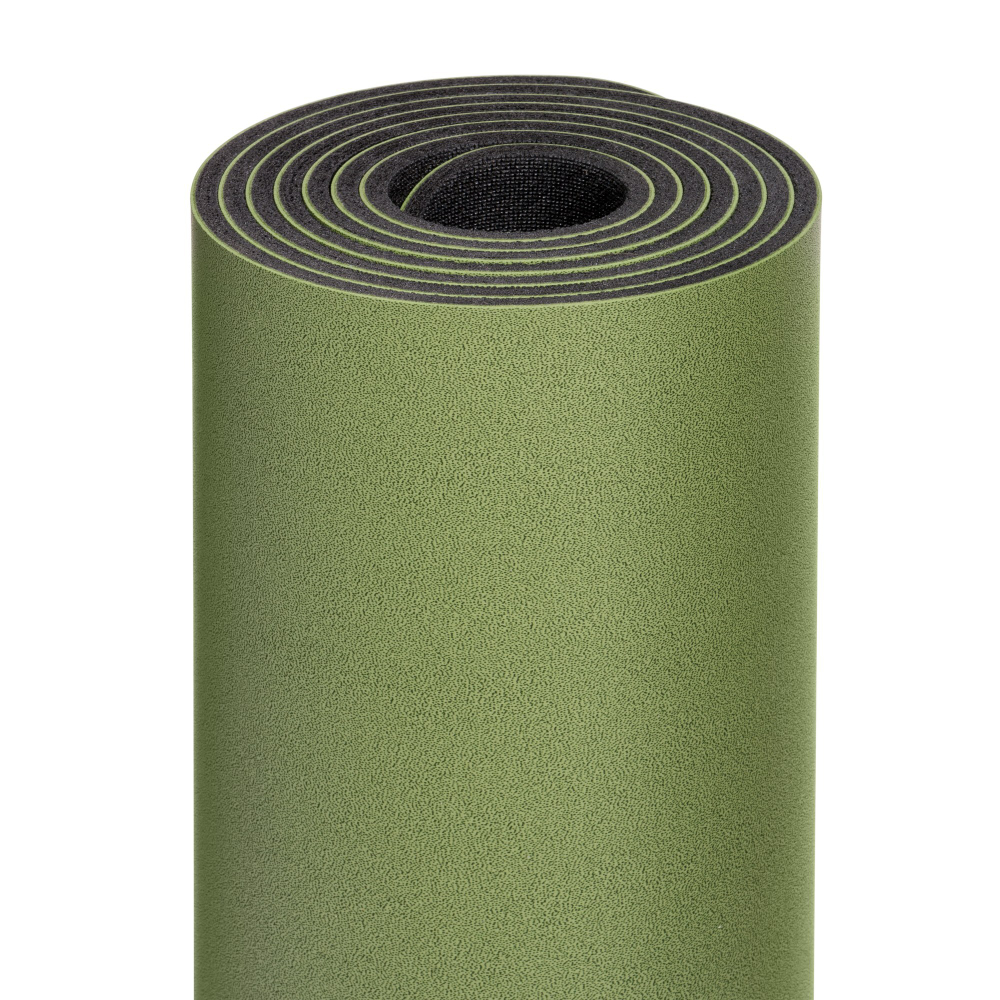 ULTRAцепкий 100% каучуковый коврик для йоги Ultra Moon Olive 185*68*0,5 см