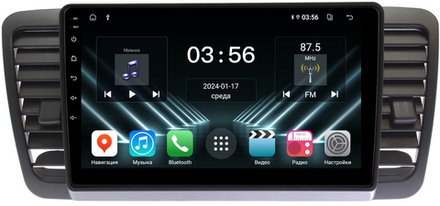 Магнитола для Subaru Legacy 4, Outback 3 2003-2009 (левый руль) - FarCar 3069M на Android 13 и 9" IPS экран