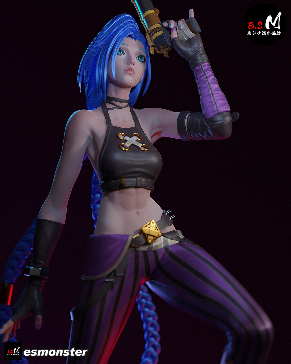 Фигуркаел Джинкс Лига легенд Jinx League of Legends