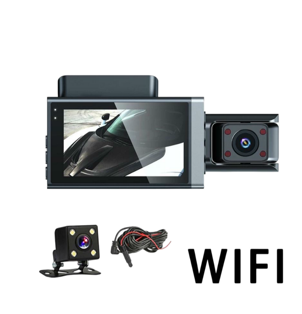 Видеорегистратор с тремя камерами WI-FI Blackbox OK-DHD-31Wi-fi