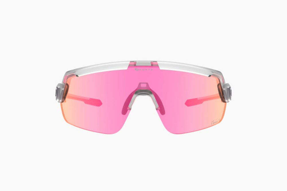 Спортивные очки с диоптриями Demetz G-Suit / Matte Crystal / Matte Dark Violet V. Pink Photochromic Mirror Red Cat.1 to 3