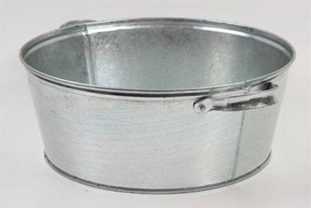 Таз круглый, 13 л, оцинкованная сталь