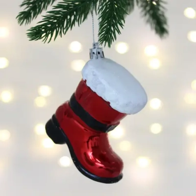Елочная игрушка «Новогодний сапог» 8*5*8,5 см, Красный