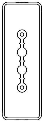 Секция прямая шинопровод 3+0 то L=3000мм, Cu, 2P, 40A