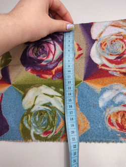 Шарф  цветочный