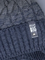 Шапка для мальчика осенняя на завязках