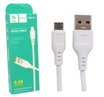 Кабель USB - Micro DENMEN D01V (белый) 1м