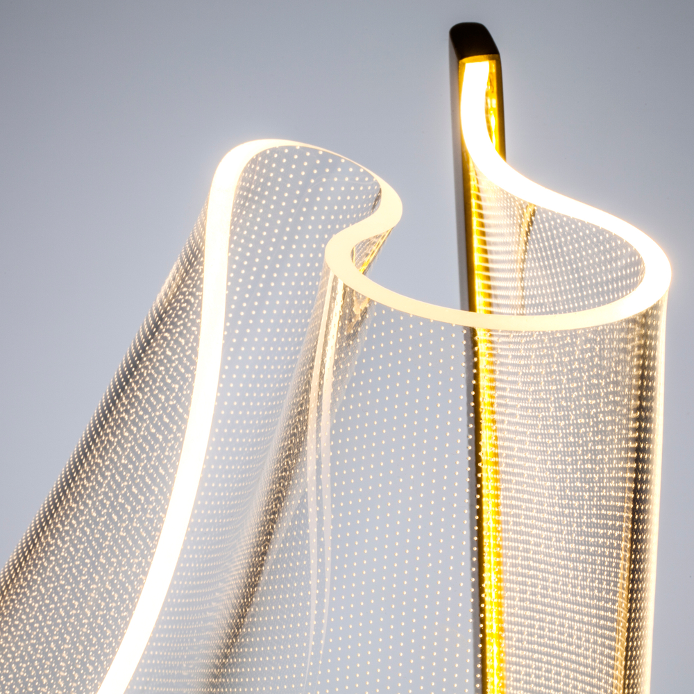 738963 Настольная лампа VARESE 7W LED 600LM 380G ЗОЛОТО 3000K