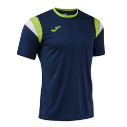 Теннисная футболка Joma Terra Short-Sleeve - dark navy/lime