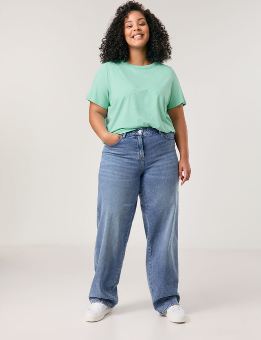 Джинсы из хлопка