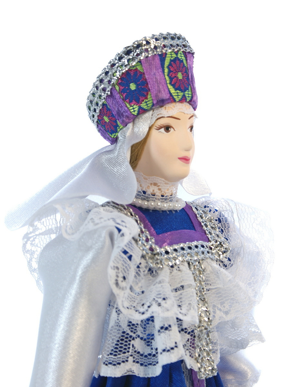 Кукла коллекционная в Свадебном женском костюме.