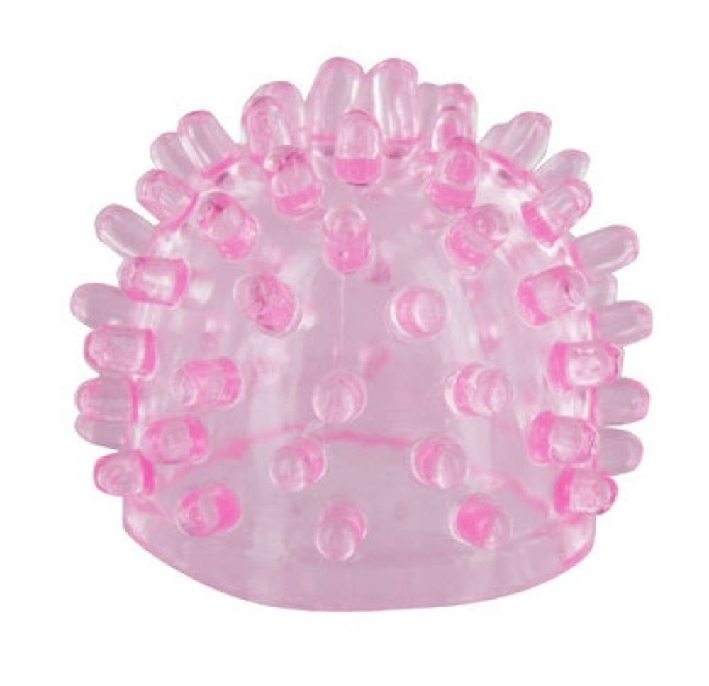 Насадка для вибромассажера Hitachi Dots с усиками розовая