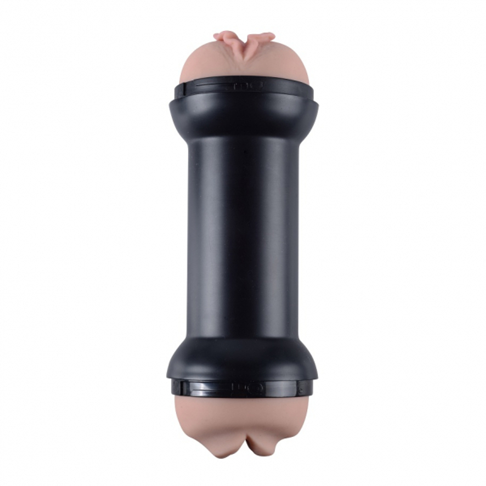 Мастурбатор двусторонний "Training Master Mouth and Pussy", Светлый