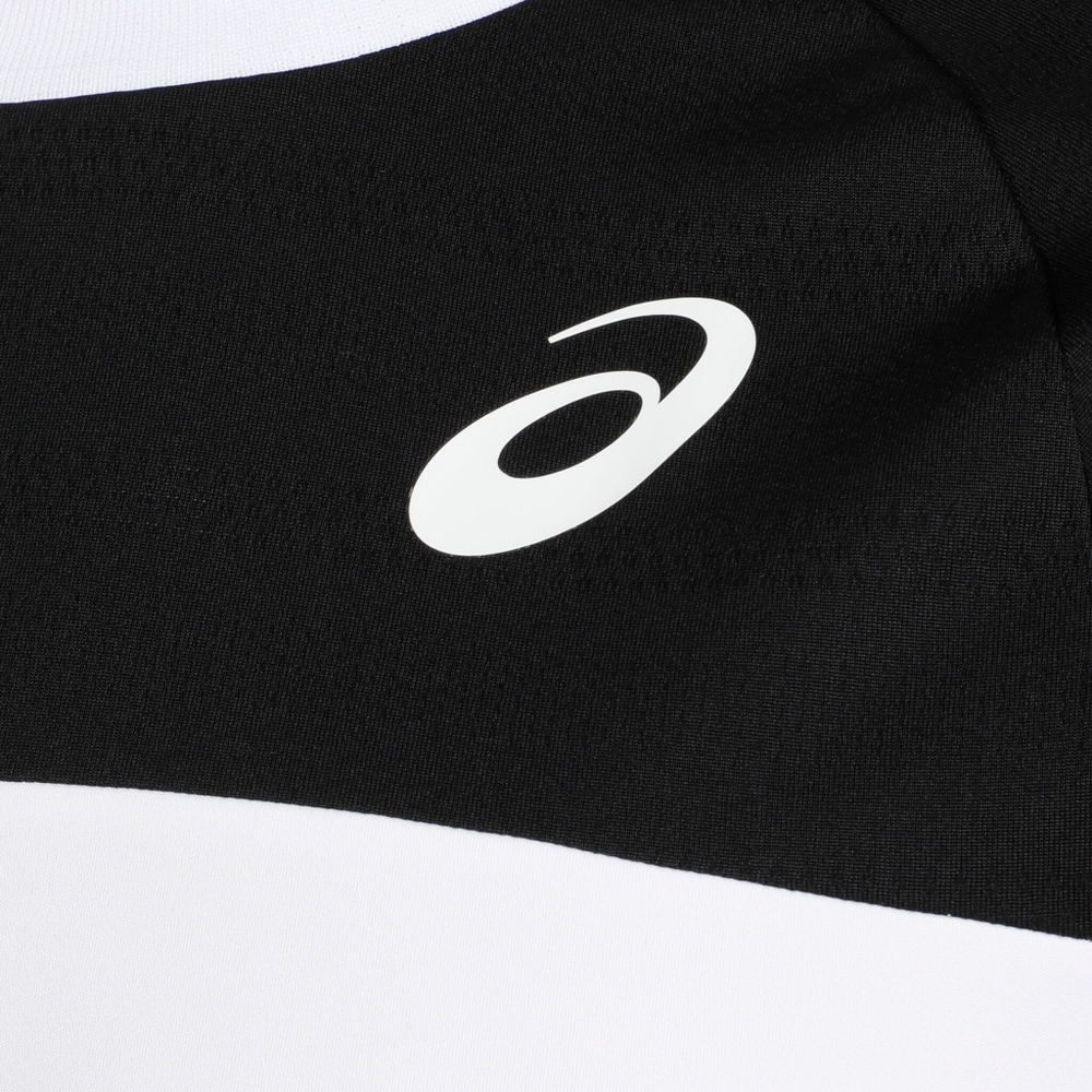 Мужское теннисное поло ASICS Match Top Tee T-Shirt Men - Black, Red